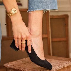 Sezane Low Helena Courts, Black